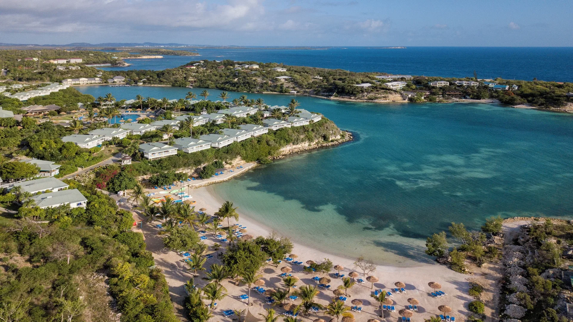The Verandah Antigua all-inclusive resort with village-style suites and family-friendly beach setting